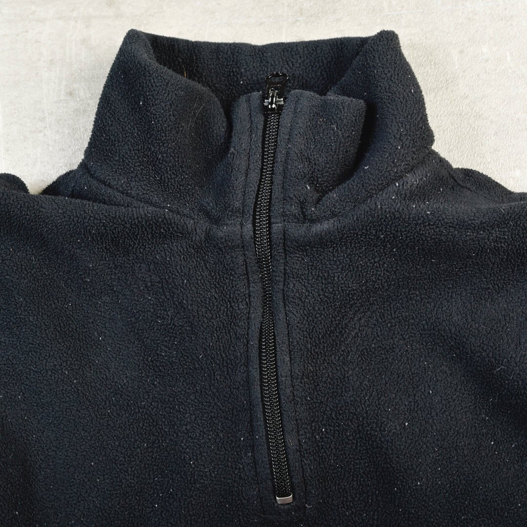 NAPAPIJRI HALF ZIP FLEECE BLACK -  SMALL