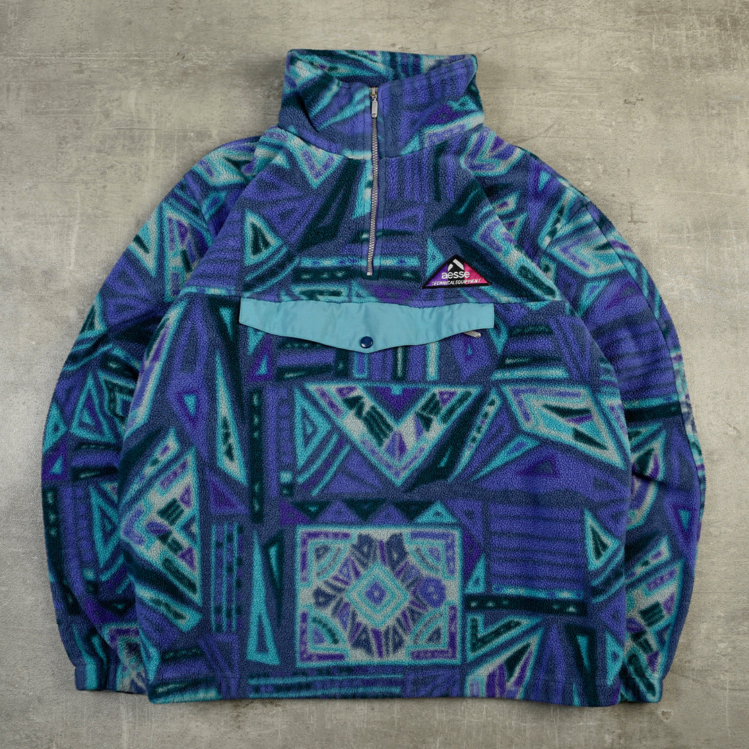 AESSE VINTAGE  MULTICOLOR FLEECE - MEDIUM