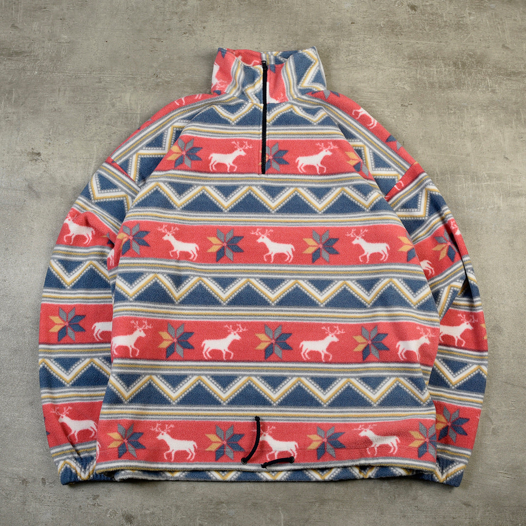 VINTAGE  MULTICOLOR FLEECE - L/XL