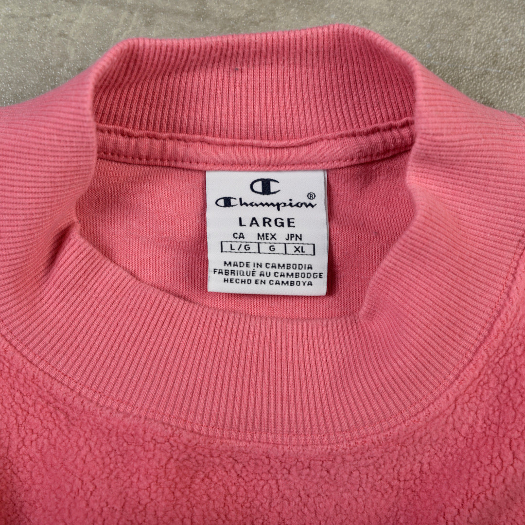 CHAMPION  FLEECE PINK - LARGE