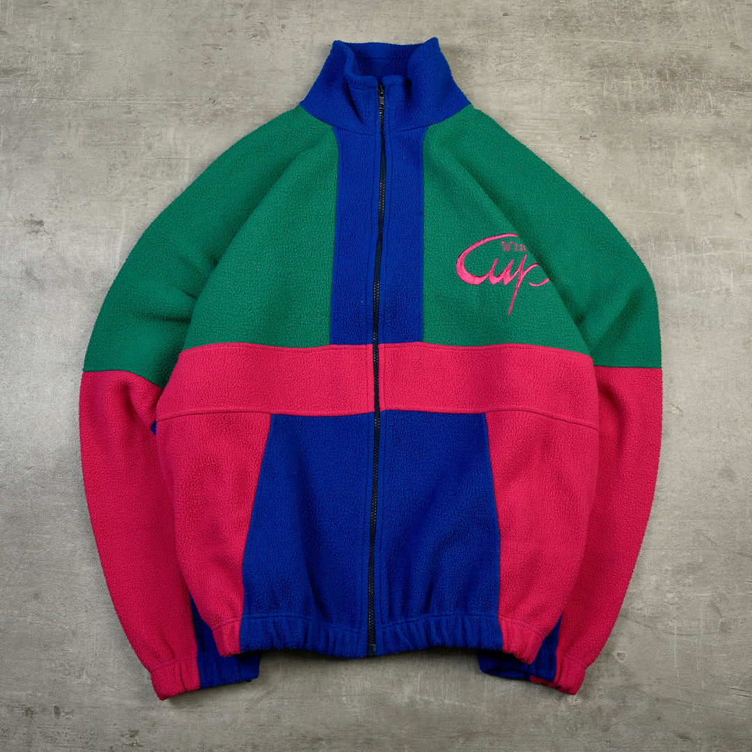 VINTAGE  MULTICOLOR FLEECE - LARGE