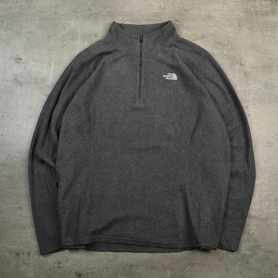 THE NORTH FACE QUARTER ZIP FLEECE GREY - S/M