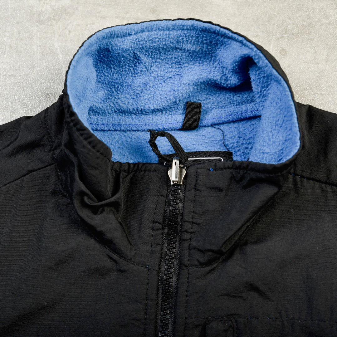 Denali Polartec Fleece Black/Blue - MEDIUM