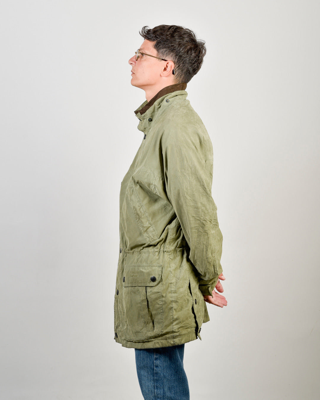 LIGHTWEIGHT FULBOURN PARKA JACKET GREEN - MEDIUM