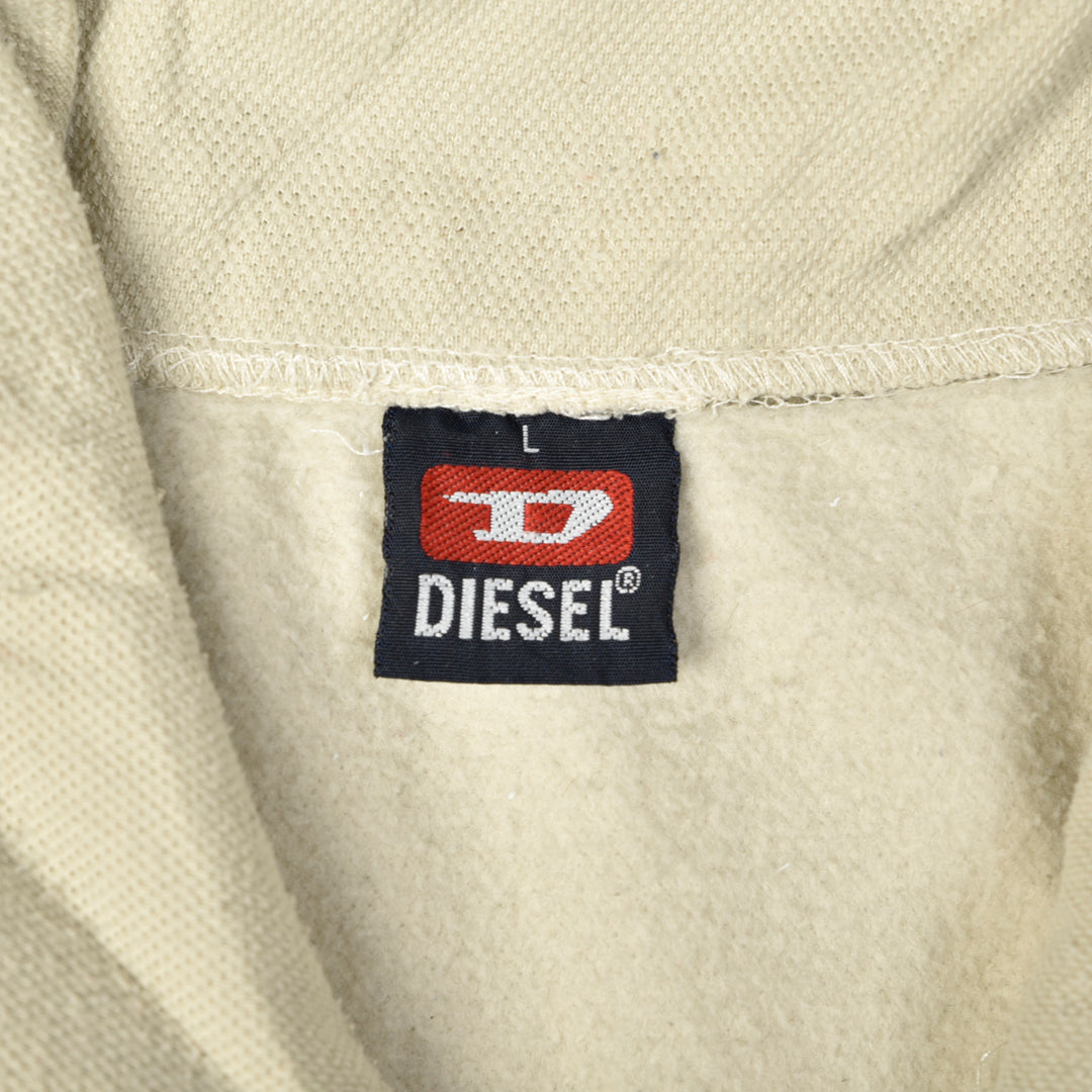 Diesel 1/4 ZIP SWEATSHIRT - LARGE