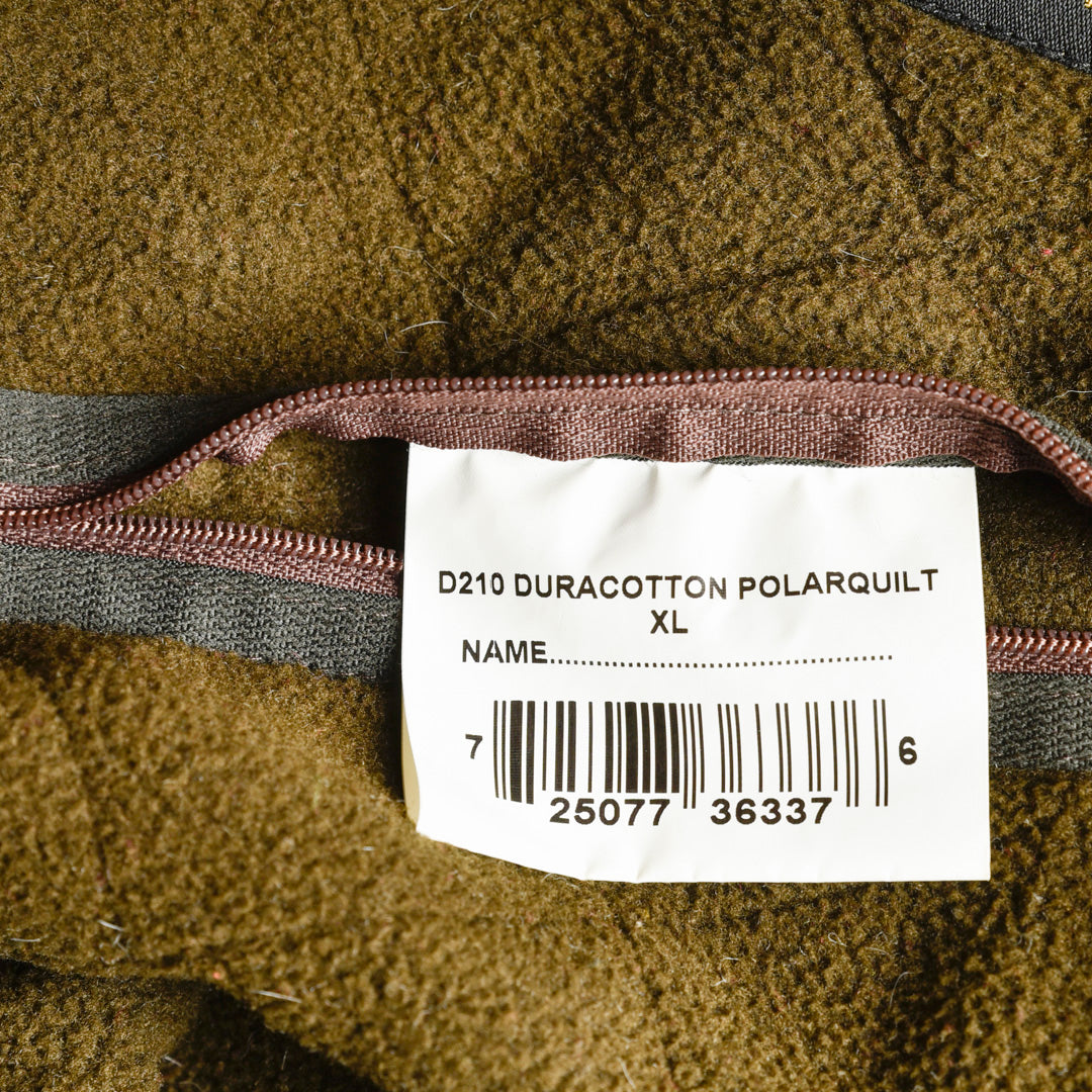 DURACOTTON POLARQUILT QUILTED JACKET BROWN -  XL