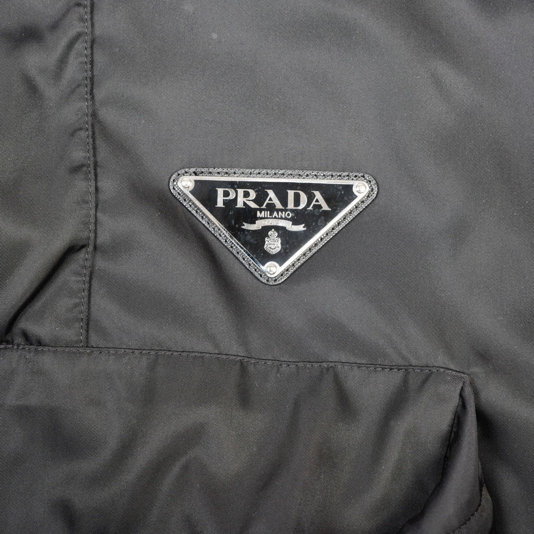 ANORAK NYLON JACKET BLACK - SMALL