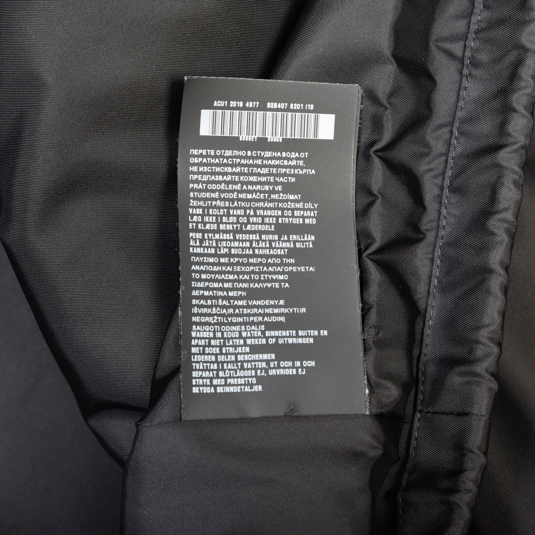 ANORAK NYLON JACKET BLACK - SMALL