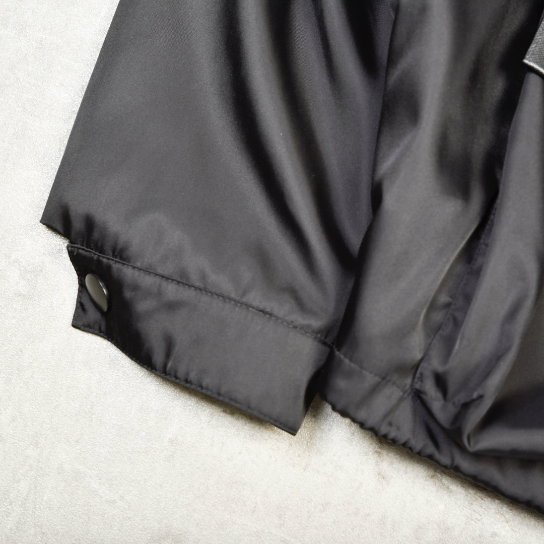 ANORAK NYLON JACKET BLACK - SMALL