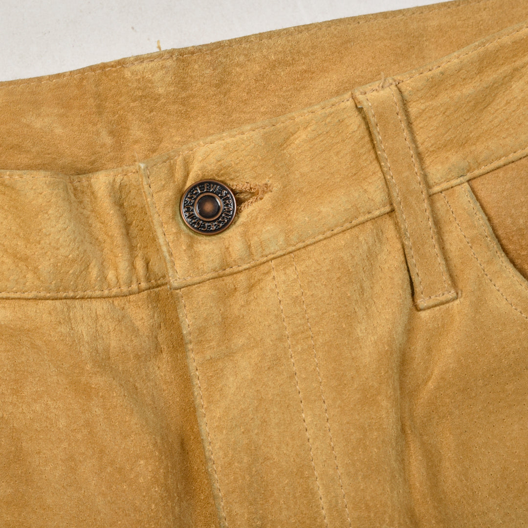 leather Vintage pants 34x34
