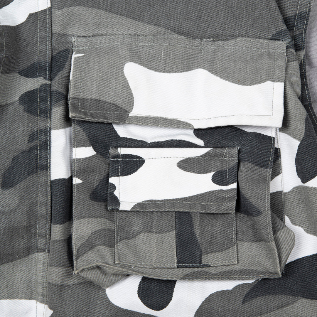 US ARMY VINTAGE VEST USMC CAMO - M/L