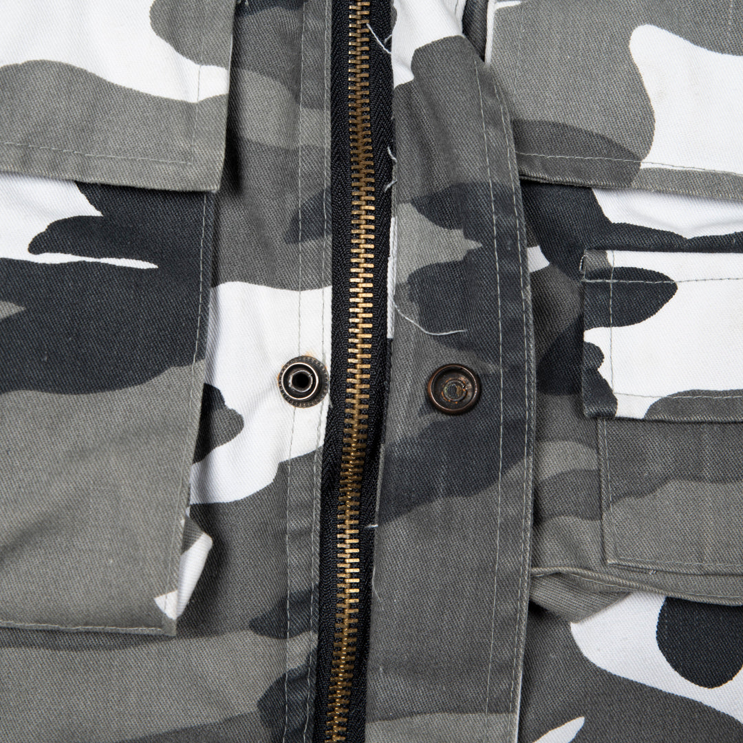 US ARMY VINTAGE VEST USMC CAMO - M/L