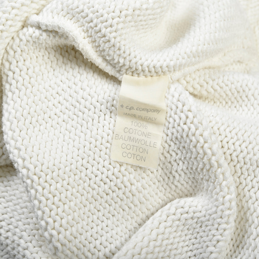 VINTAGE CHENILLE KNIT WHITE - SMALL