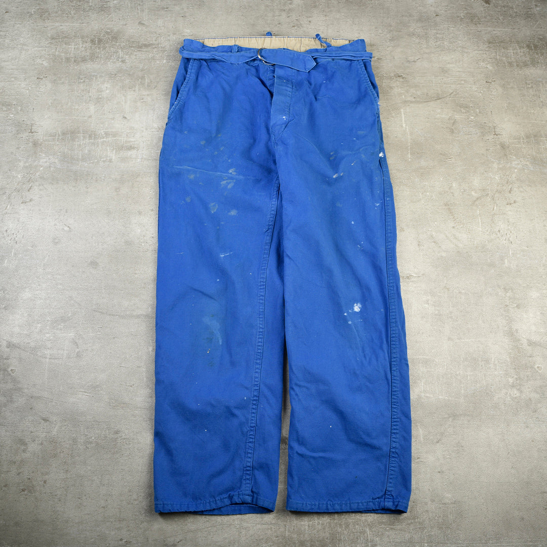 BLEU DE TRAVAIL VINTAGE WORK PANTS  - MEDIUM