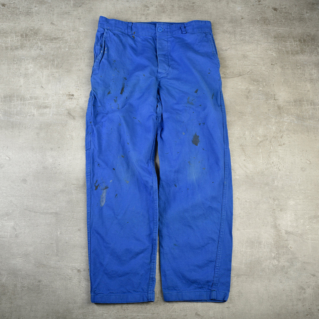 BLEU DE TRAVAIL VINTAGE WORK PANTS  - MEDIUM