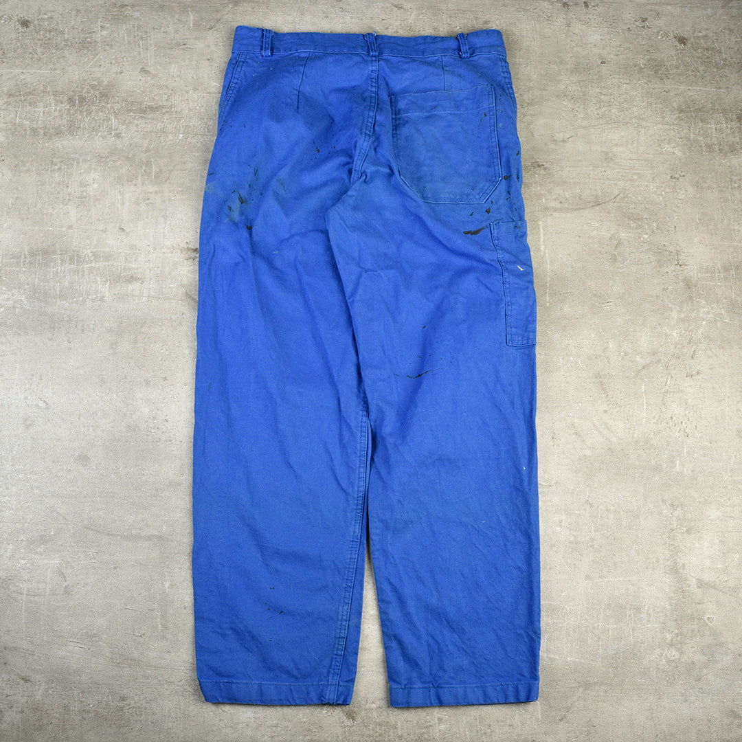 BLEU DE TRAVAIL VINTAGE WORK PANTS  - MEDIUM