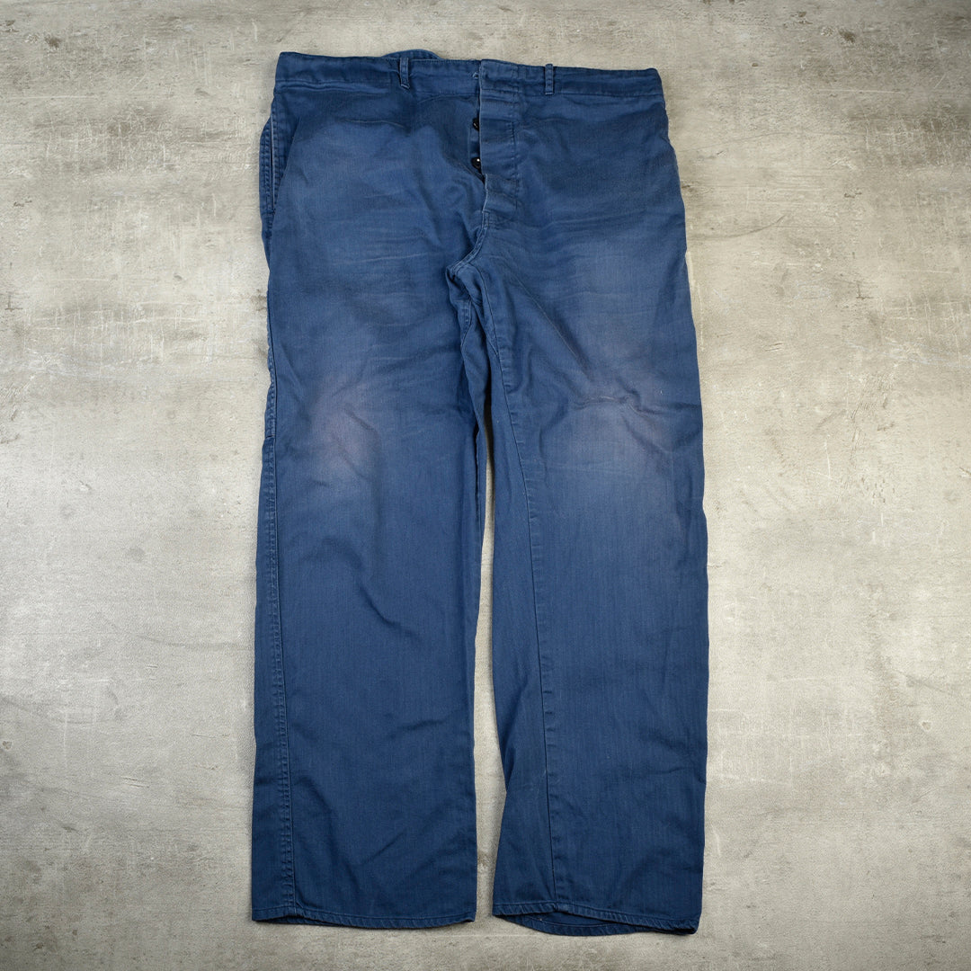 BLEU DE TRAVAIL VINTAGE WORK PANTS - L/XL