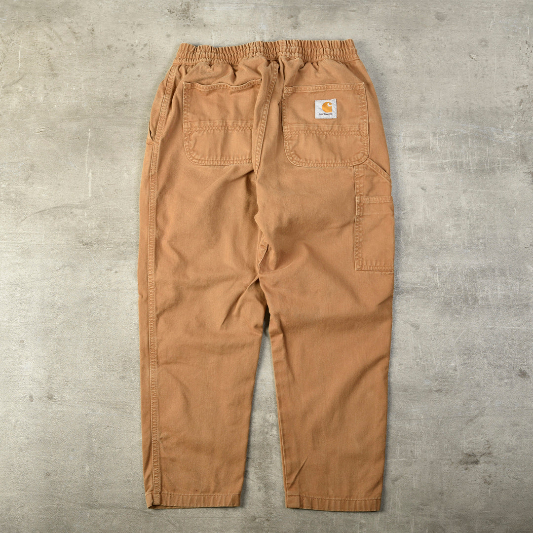 FLINT SINGLE KNEE CARPENTER WORK PANTS HAMILTON BROWN - SMALL