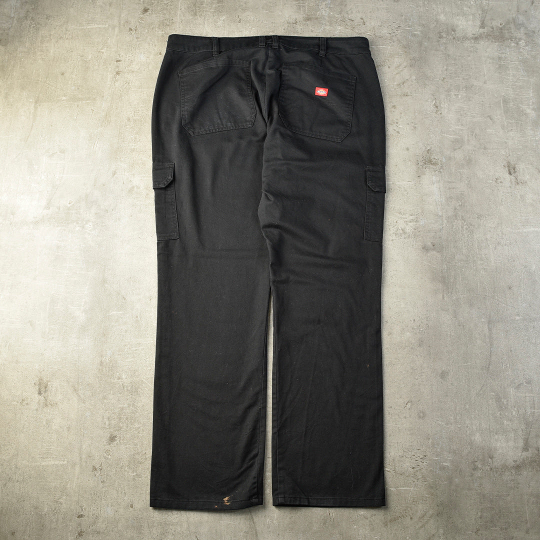 VINTAGE CARGO WORK PANTS BLACK - XL/2XL