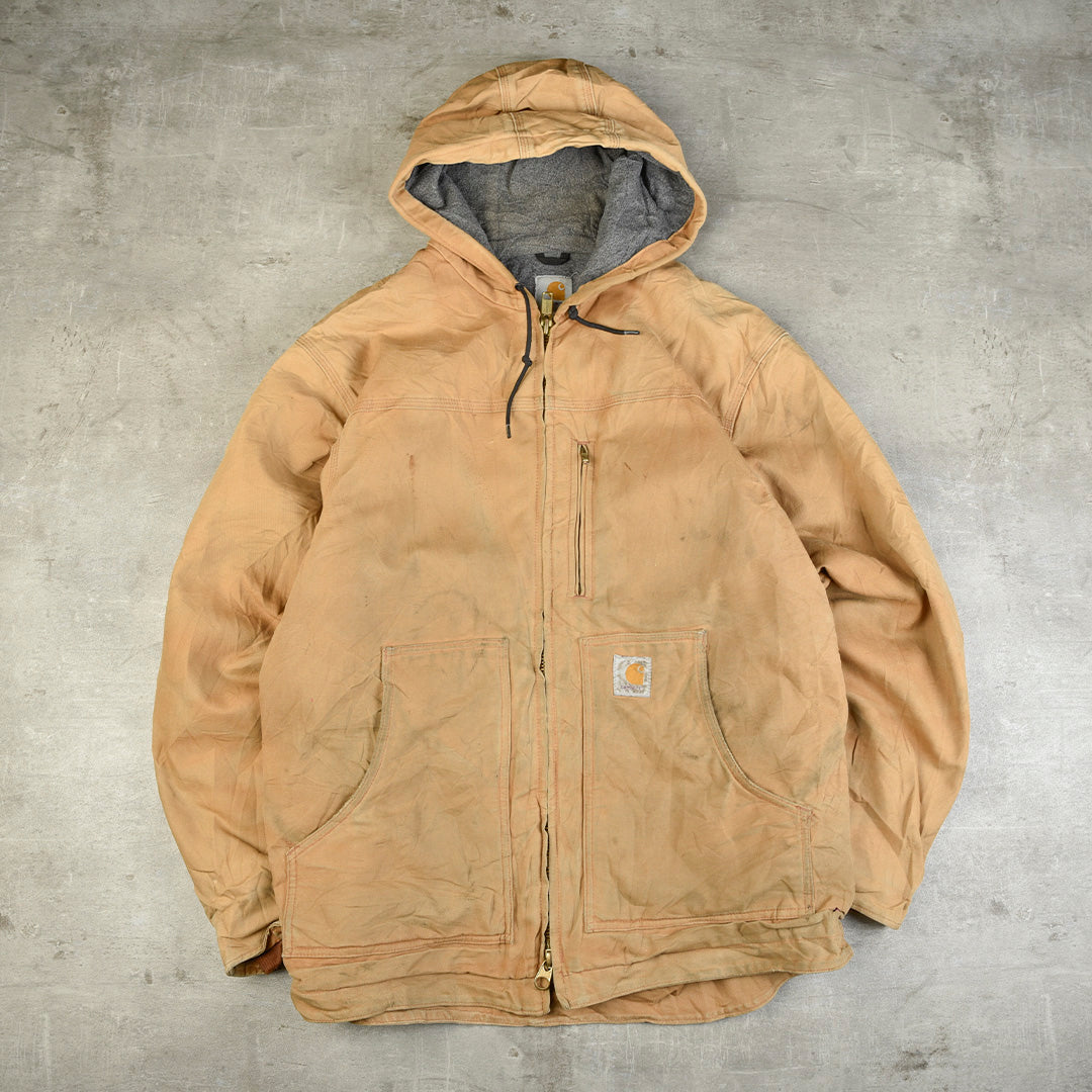 CARHARTT VINTAGE ACTIVE JACKET J130 BEIGE -  LARGE