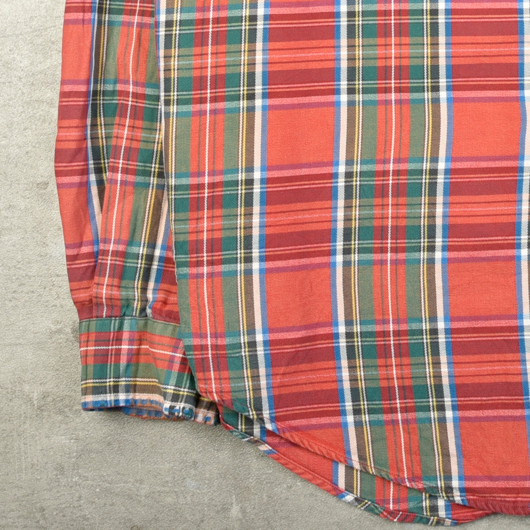 VINTAGE CHECKERED MULTICOLOR SHIRT - XL