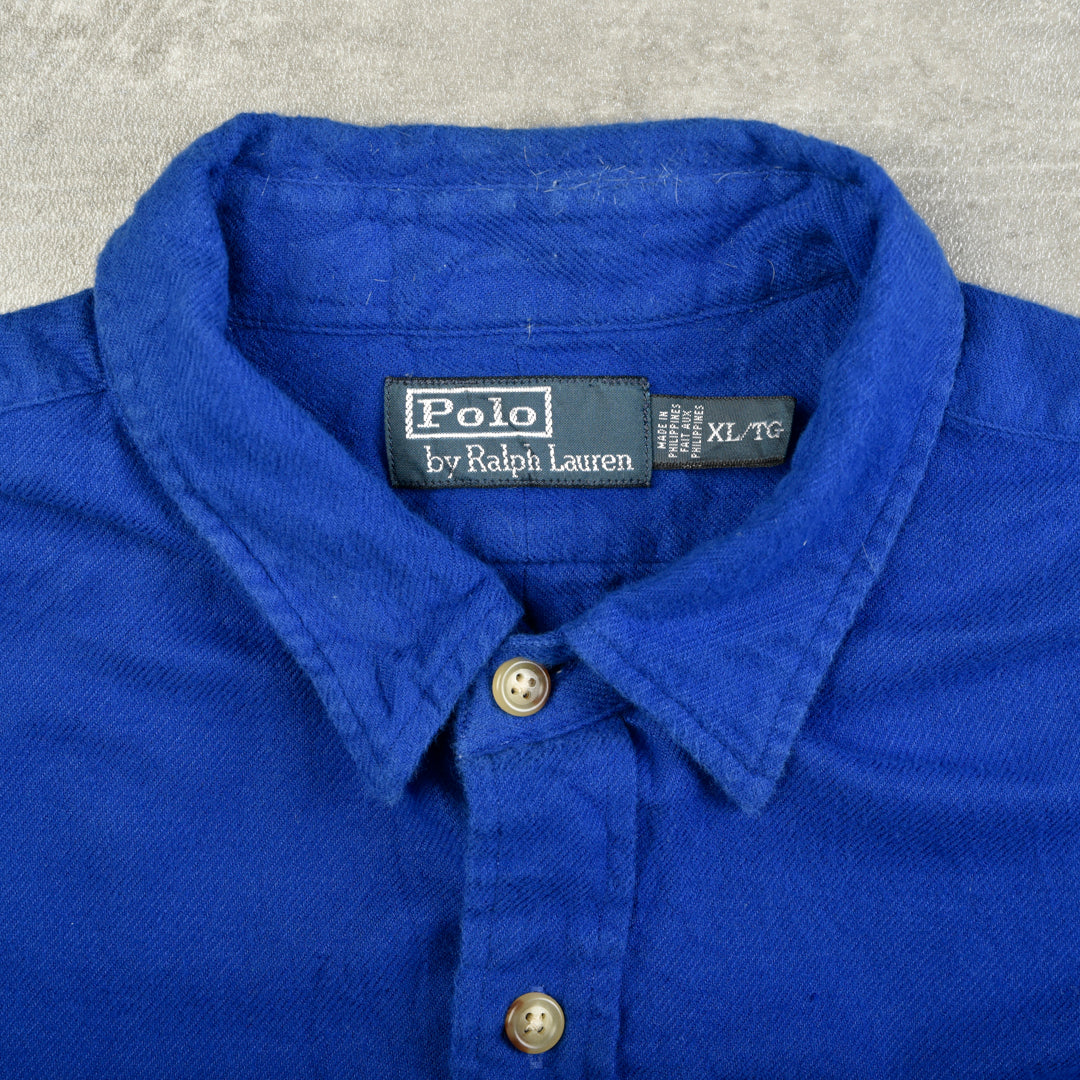 VINTAGE POCKETS SHIRT BLUE - XL