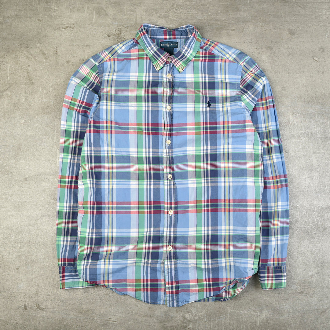 VINTAGE CHECKERED MULTICOLOR SHIRT - S/M