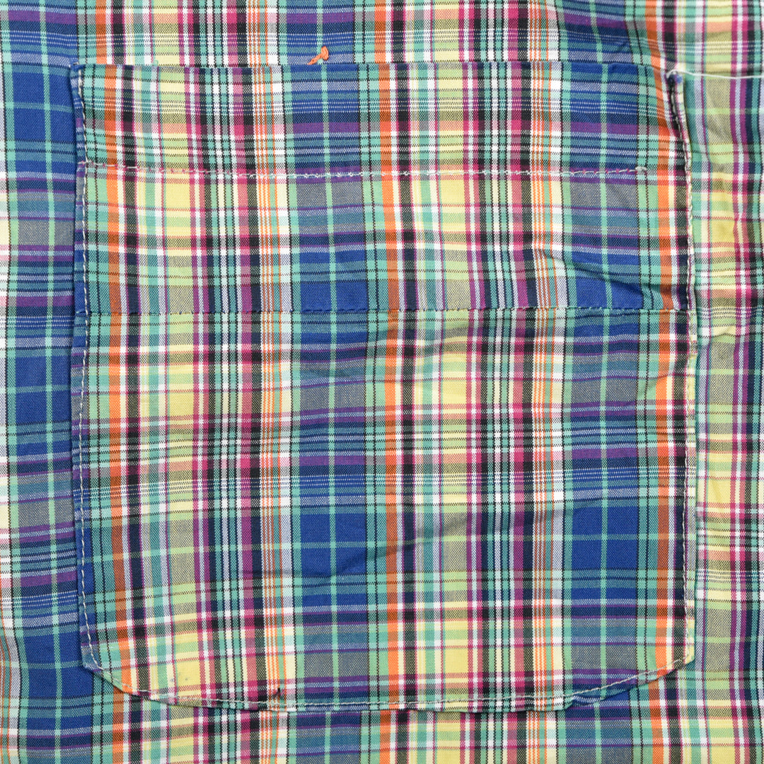 VINTAGE CHECKERED MULTICOLOR SHIRT - LARGE