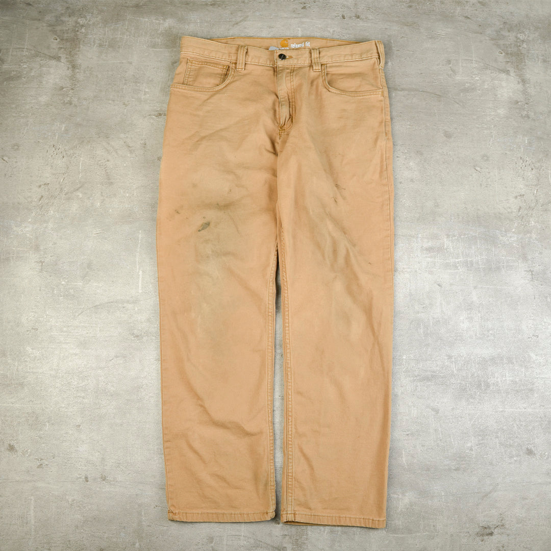 VINTAGE CARPENTER PANTS BROWN - 34X30