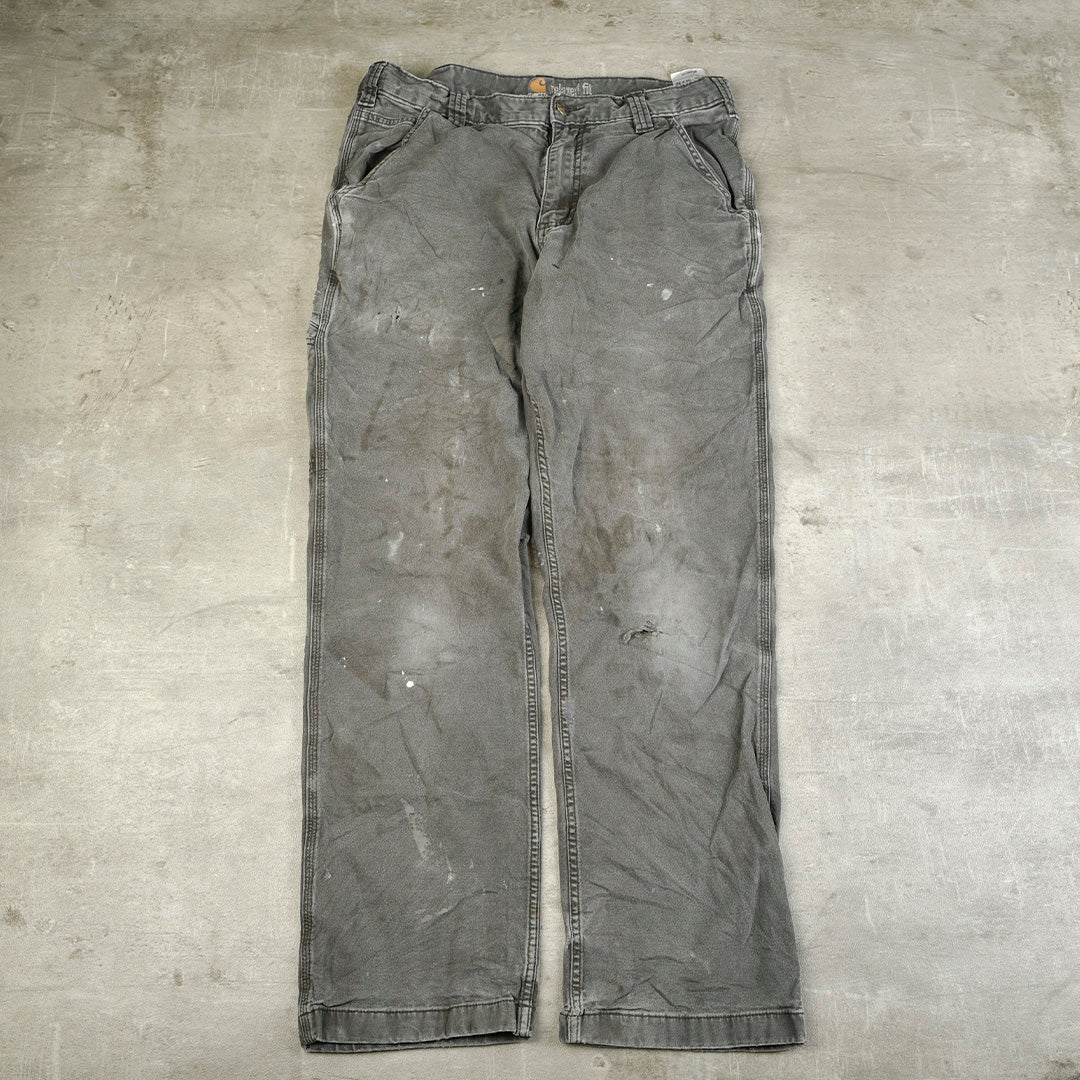 VINTAGE CARPENTER PANTS GREY - 34X32