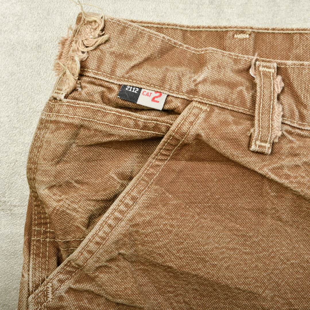 VINTAGE CARPENTER PANTS BROWN - 38X30