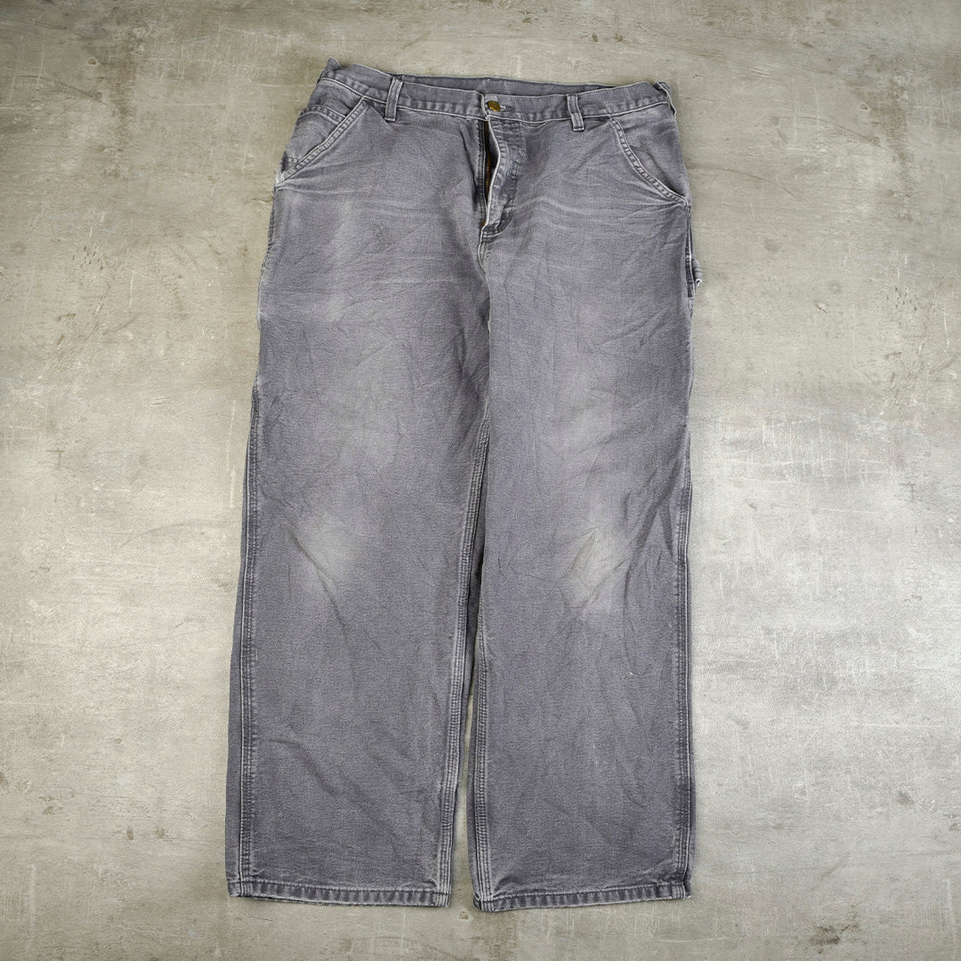 VINTAGE CARPENTER PANTS GREY - 36X32