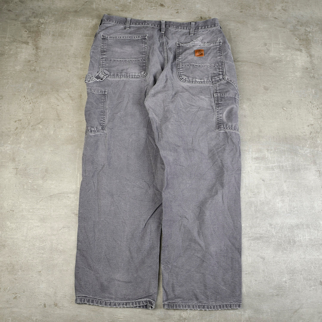 VINTAGE CARPENTER PANTS GREY - 36X32