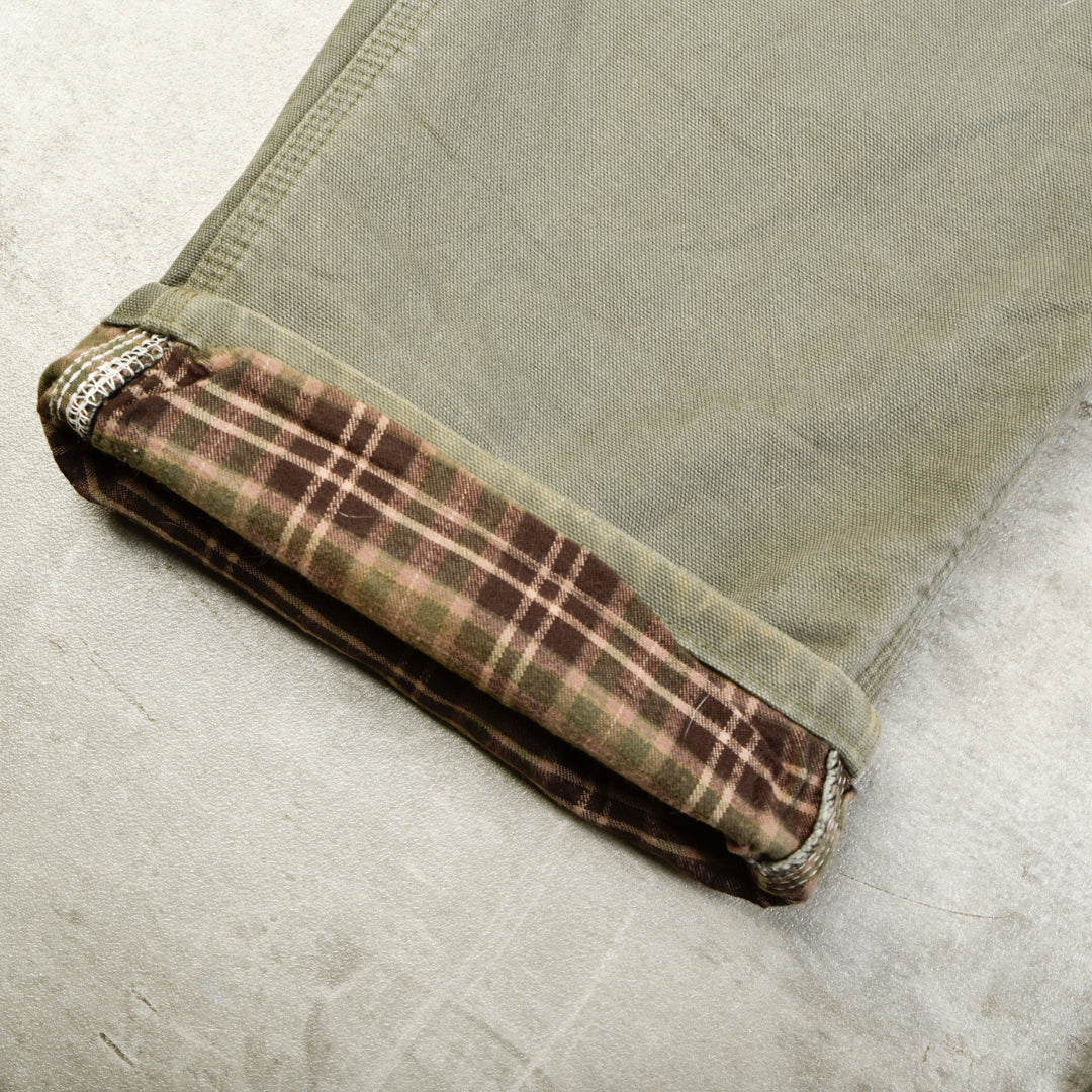 VINTAGE CARPENTER PANTS GREEN - 36X34