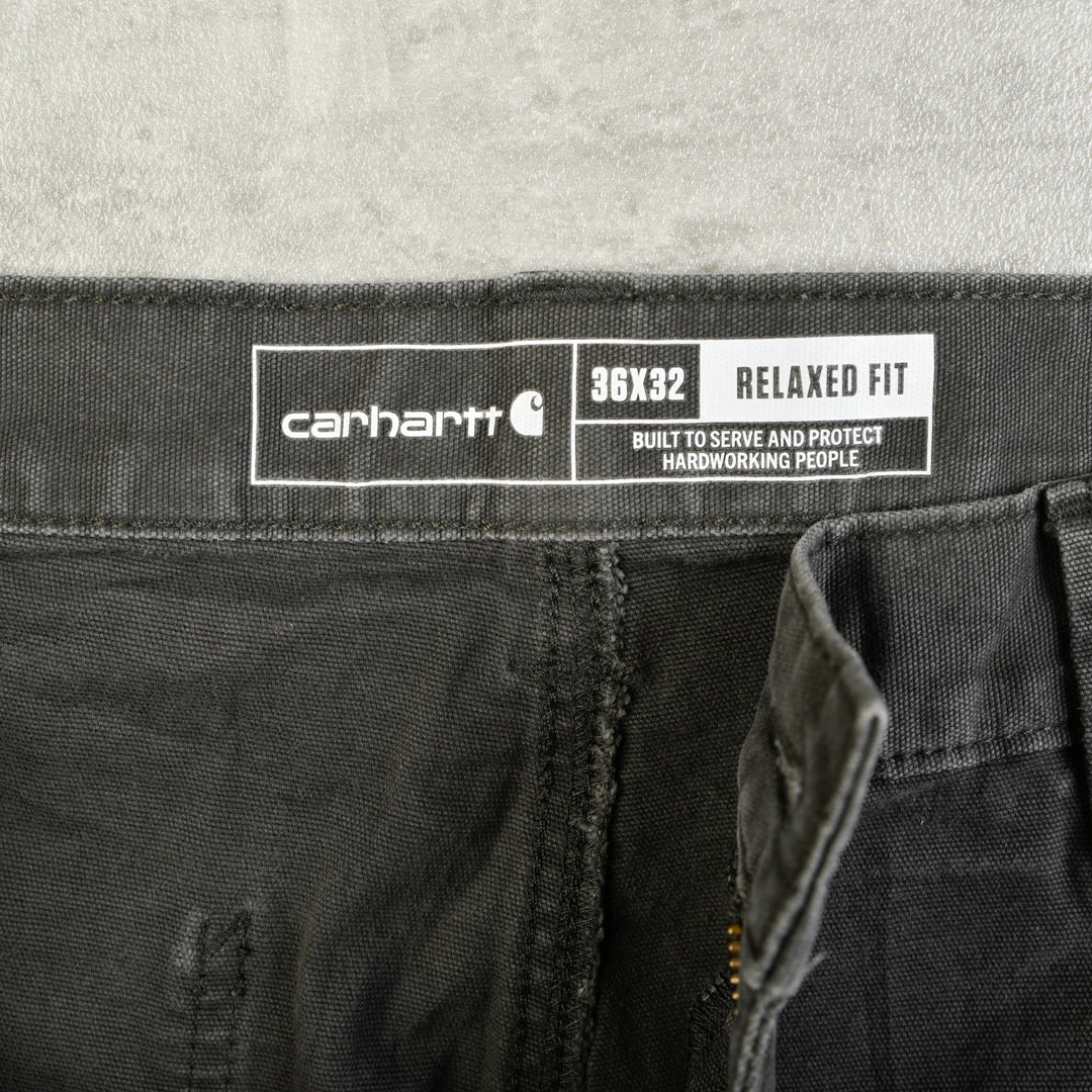 VINTAGE CARPENTER PANTS BLACK - 36X32