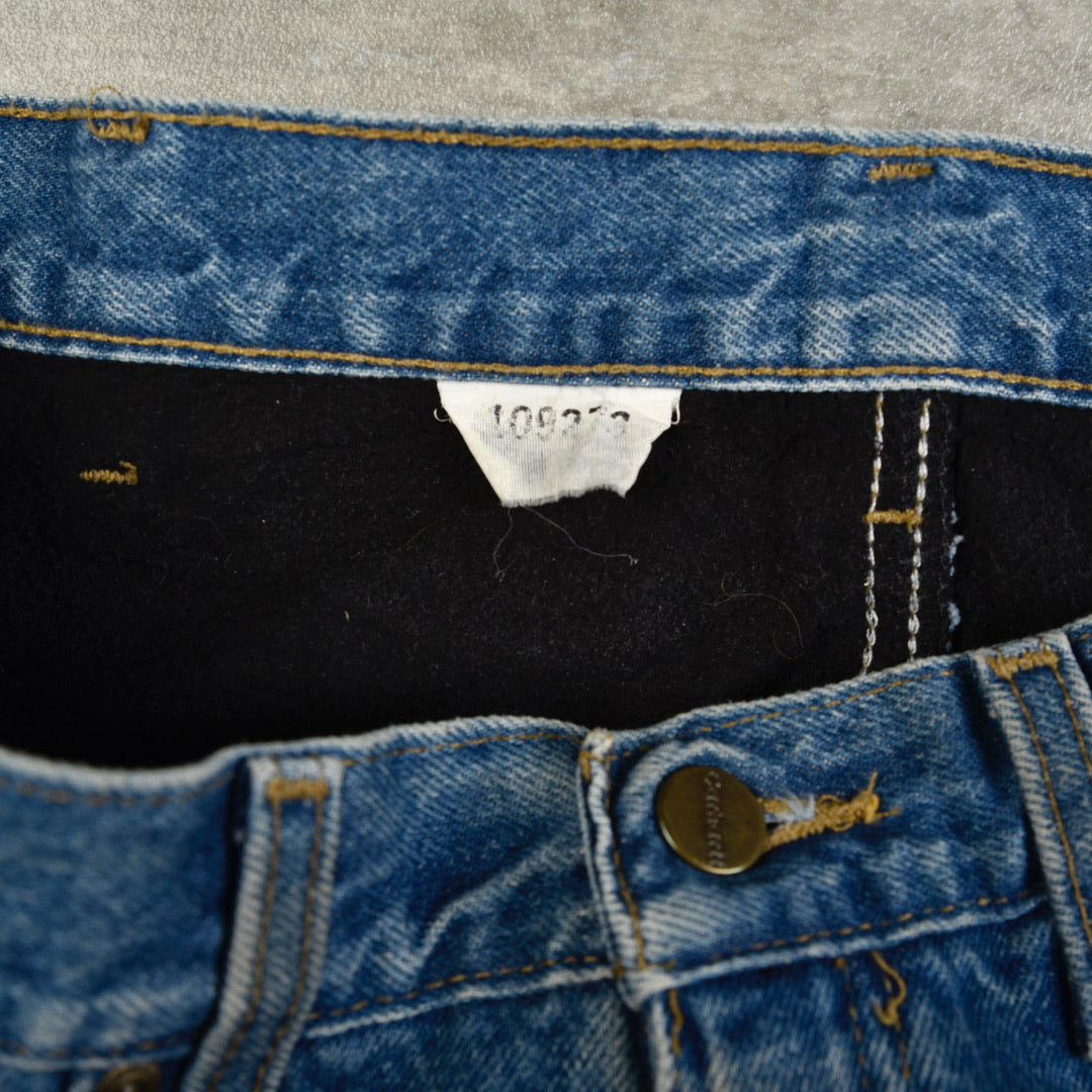 VINTAGE DENIM WORK TROUSERS - S/M