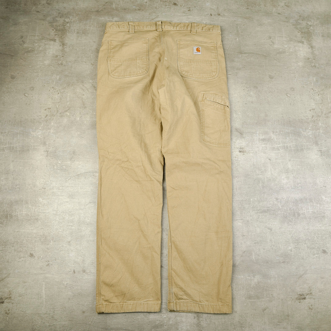 VINTAGE CARPENTER PANTS BEIGE - 36X32