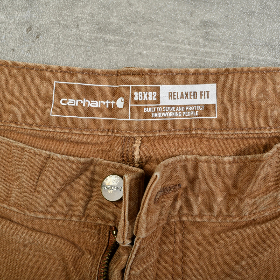 VINTAGE CARPENTER PANTS BROWN - 36X32