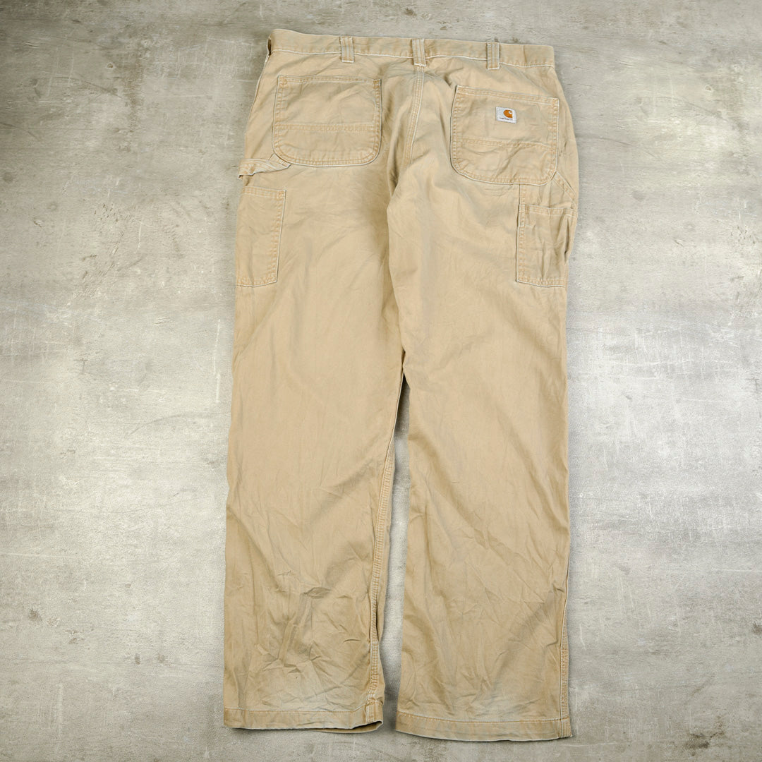 VINTAGE CARPENTER PANTS BEIGE -  38X32