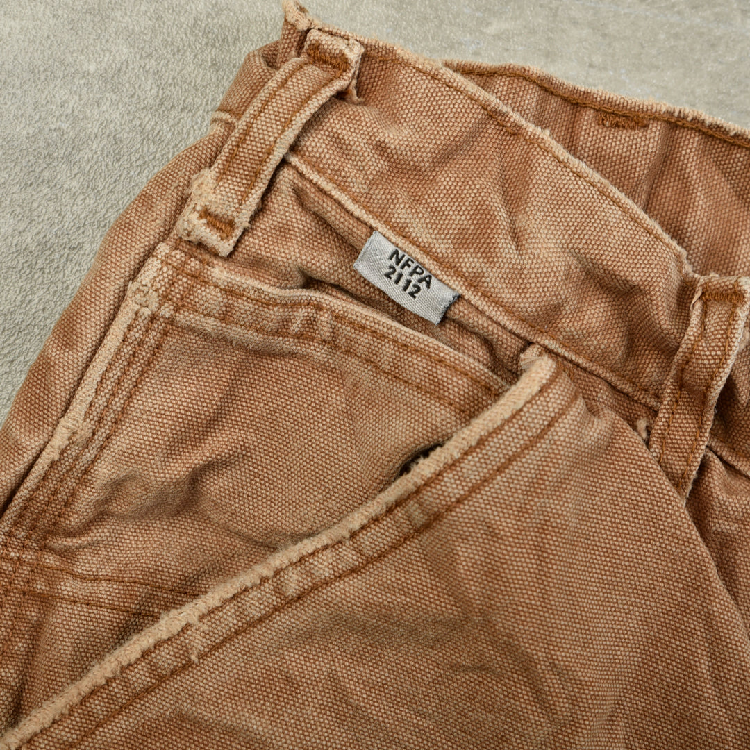 VINTAGE CARPENTER PANTS BROWN - 36X32