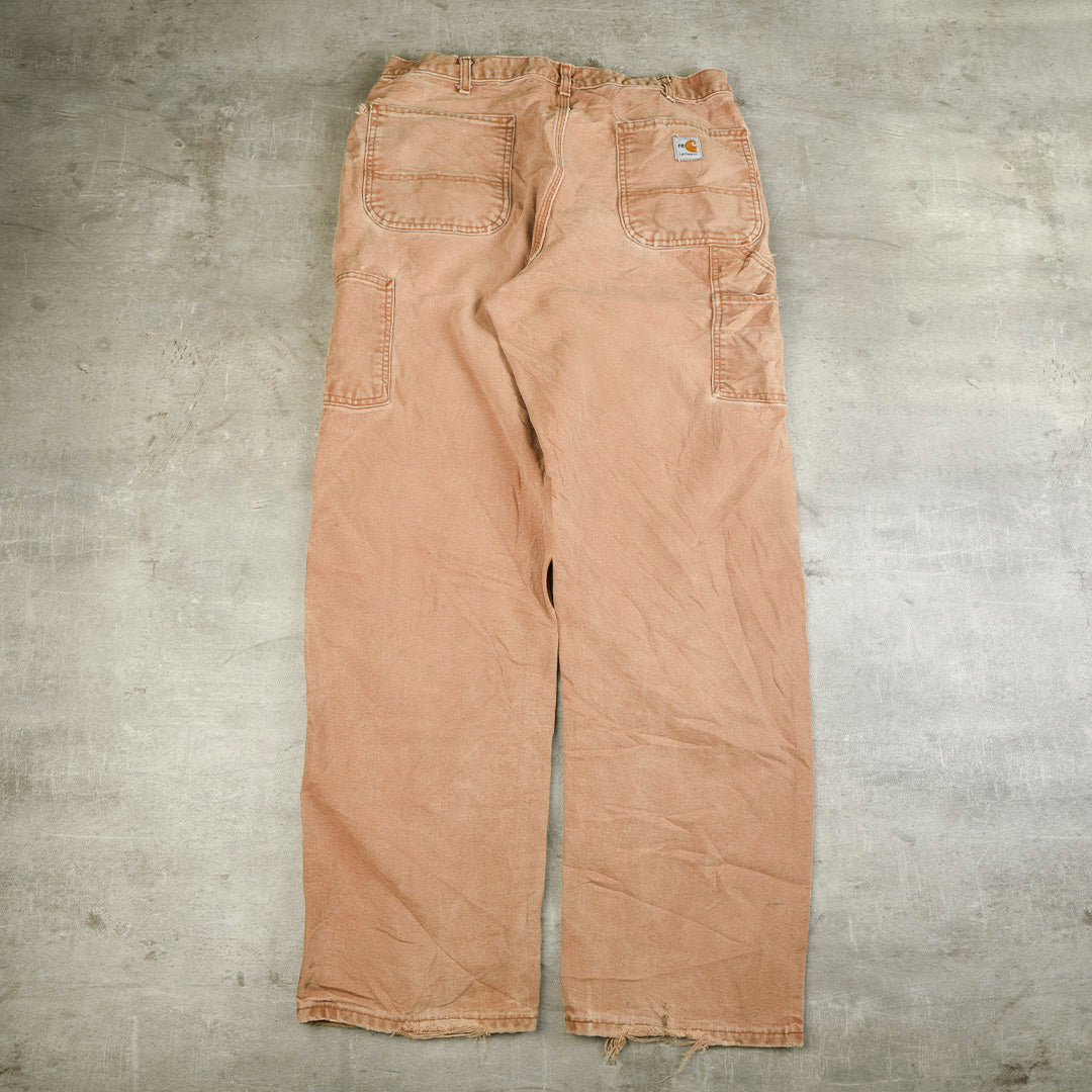 VINTAGE CARPENTER PANTS BROWN - 36X32