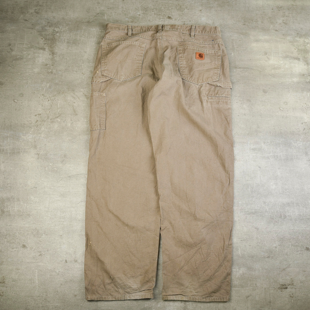 VINTAGE CARPENTER PANTS BROWN -  36X34