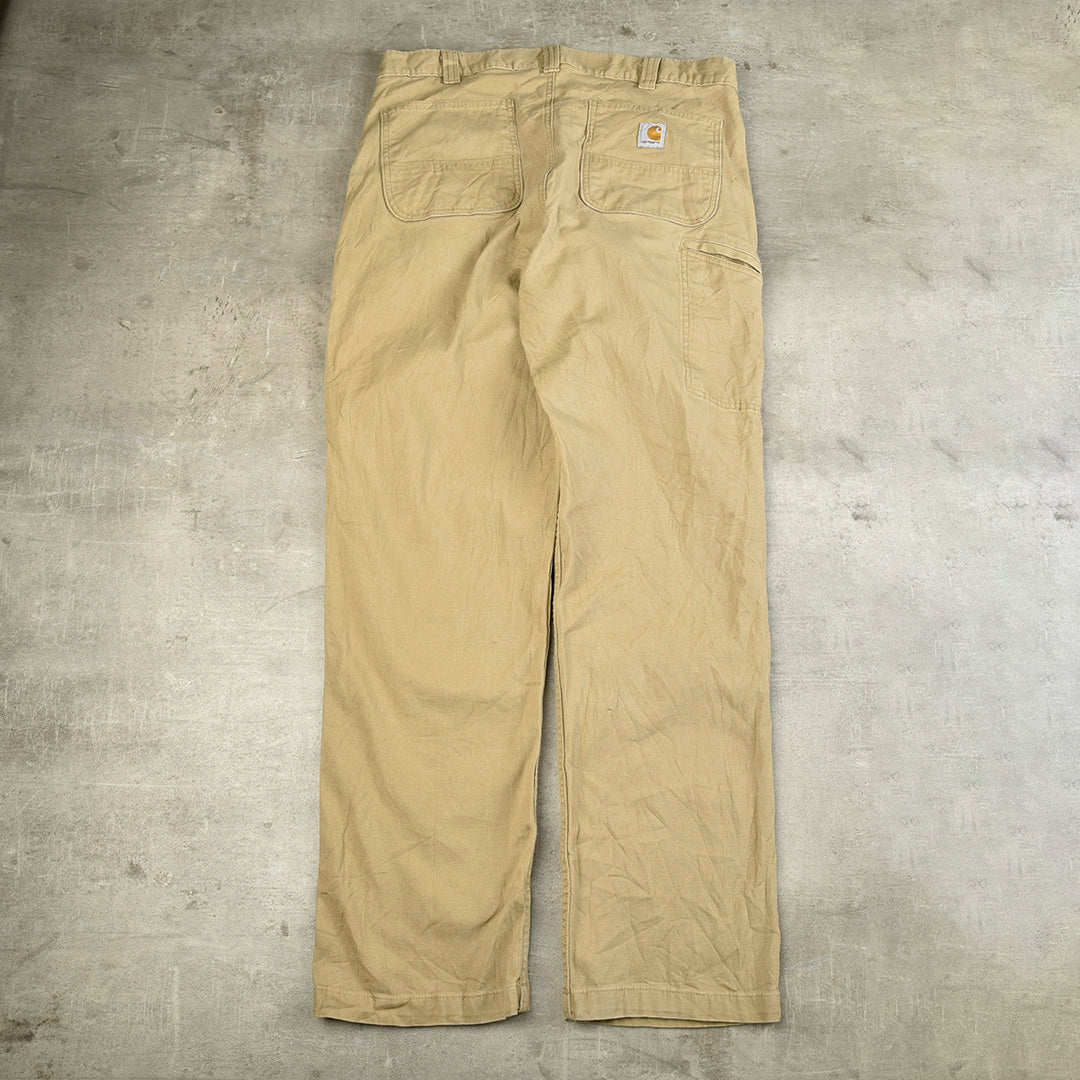 VINTAGE CARPENTER PANTS BEIGE - 36X32