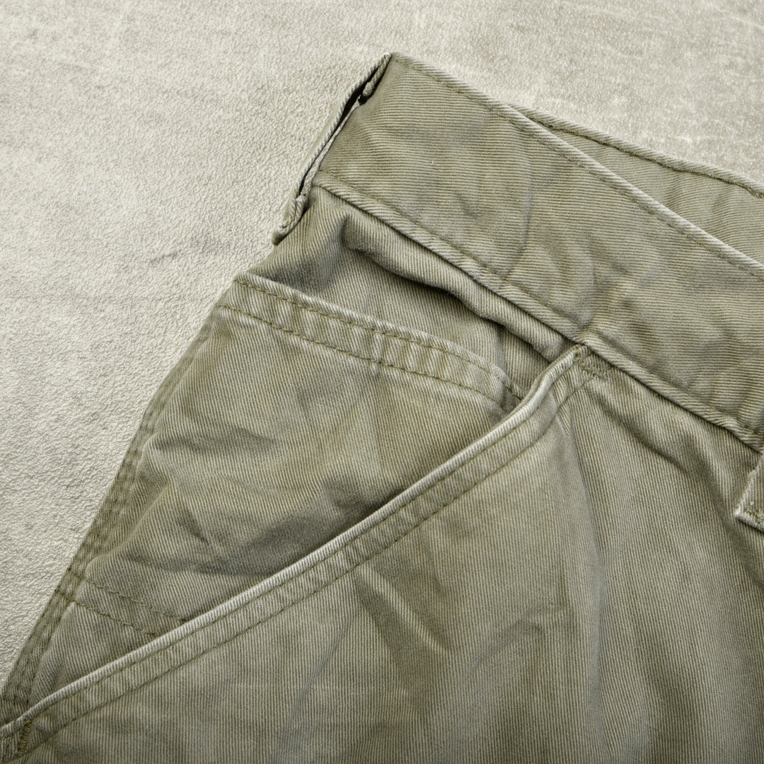 VINTAGE CARPENTER PANTS GREEN - 36X30