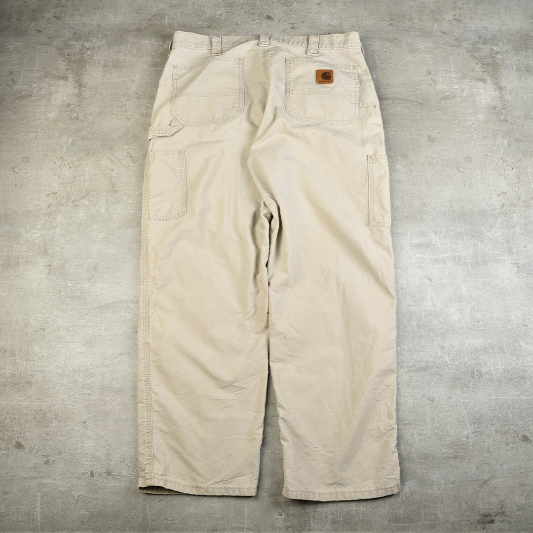 VINTAGE CARPENTER PANTS BEIGE - L/XL