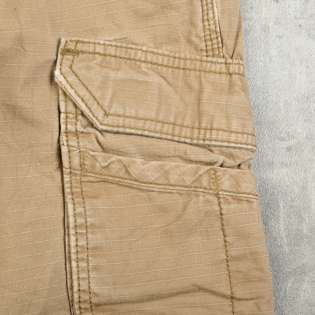 VINTAGE CARGO WORK PANTS BEIGE - 36X30