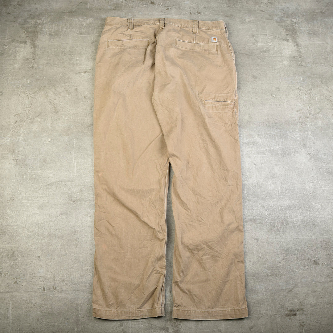 VINTAGE CARPENTER PANTS BEIGE - 36X30