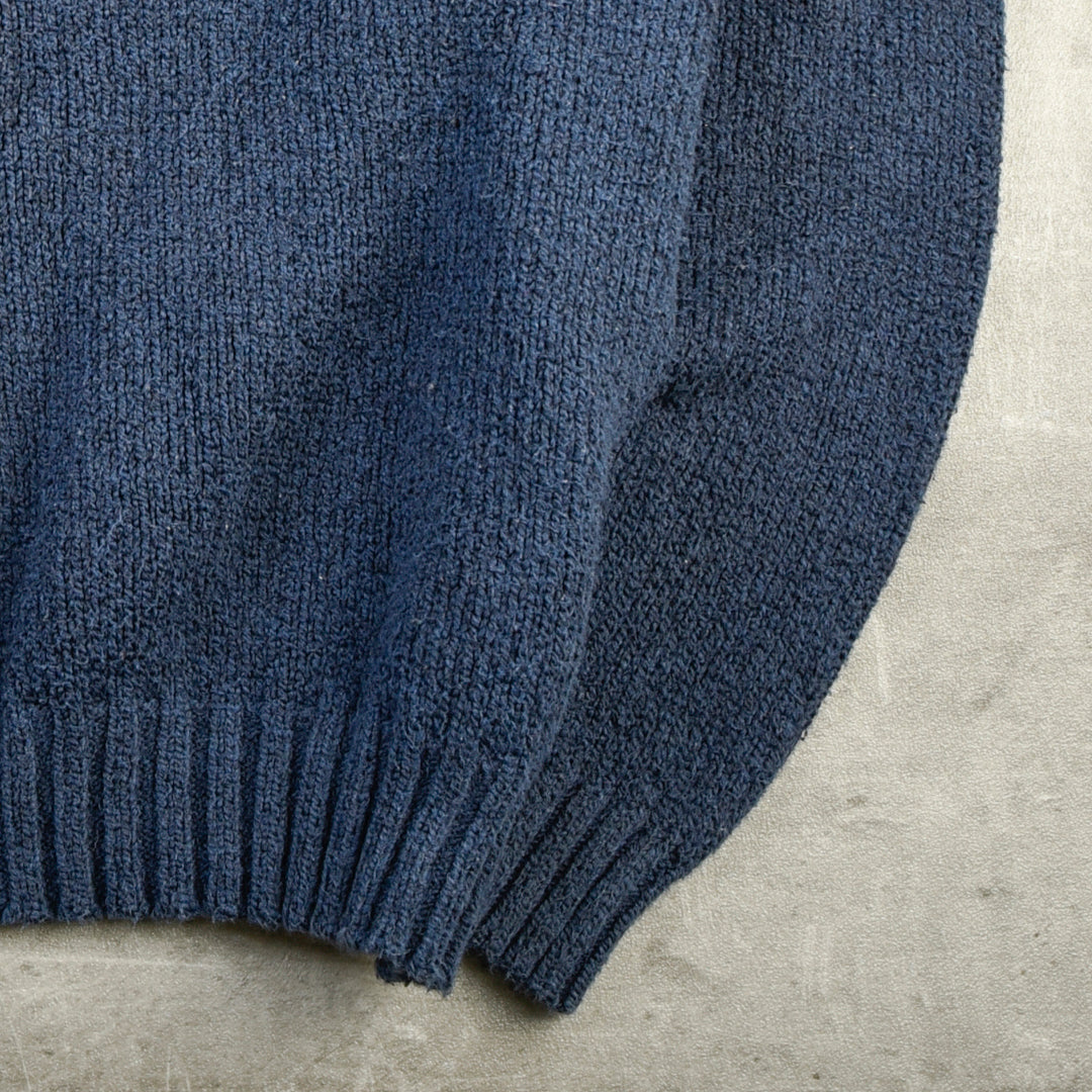 VINTAGE CHENILLE KNIT BLUE - XL