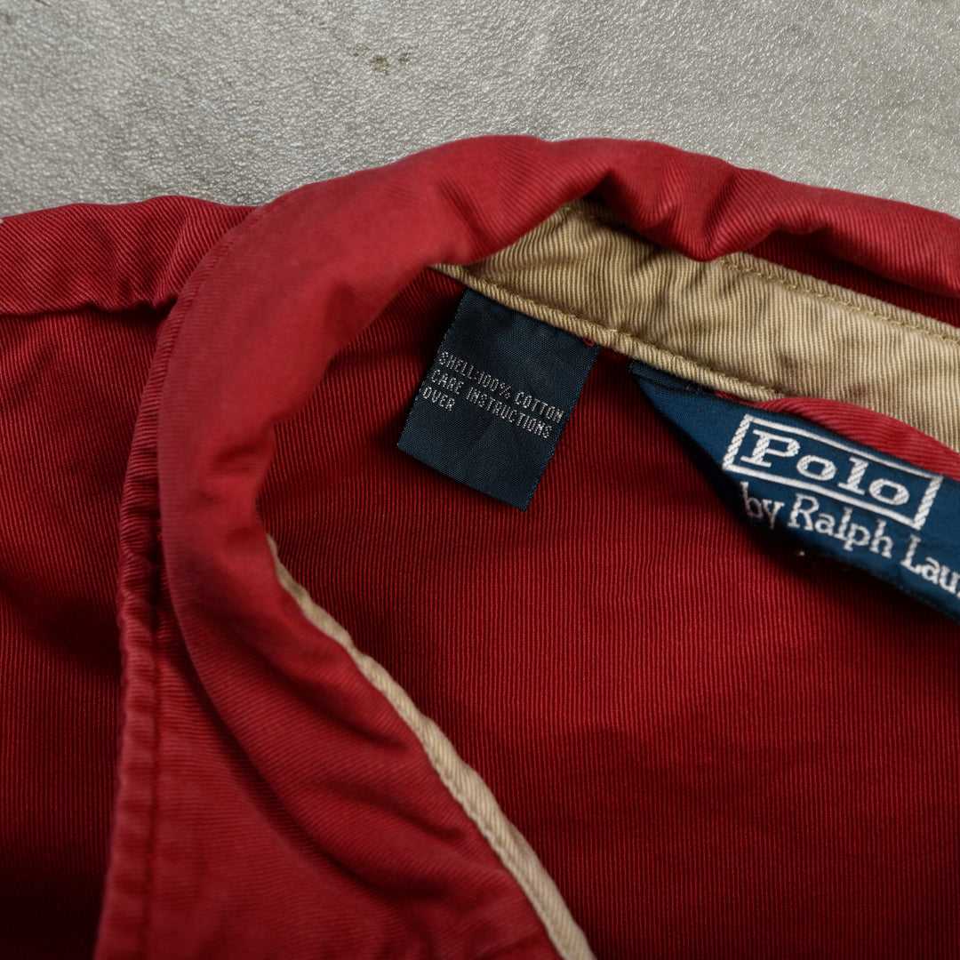 VINTAGE HARRINGTON JACKET RED - XXL