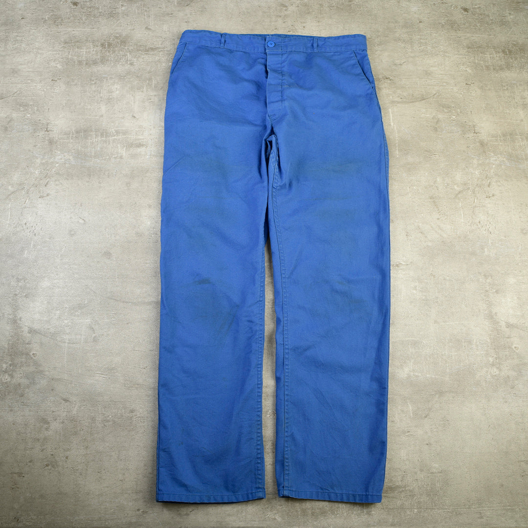 BLEU DE TRAVAIL VINTAGE WORK PANTS - M/L